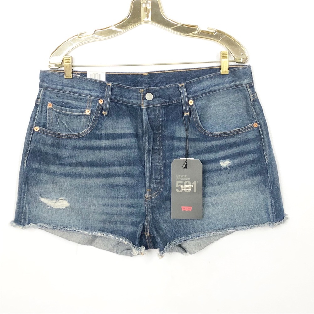 Levi's 501 Original High Rise Denim Shorts